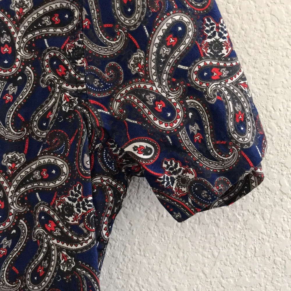 Men’s paisley button down - Picture 4 of 4